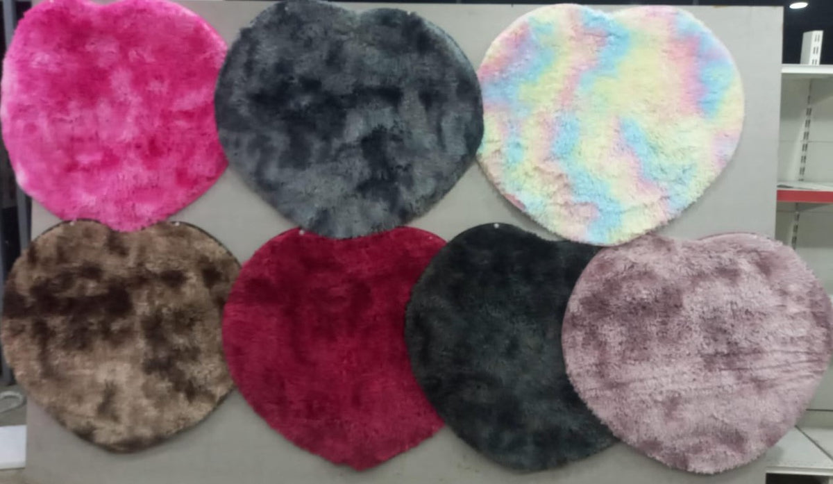 Floor Mat Carpet Y36 DT-346 36" X 40" 90X100CM Heart Lucky House