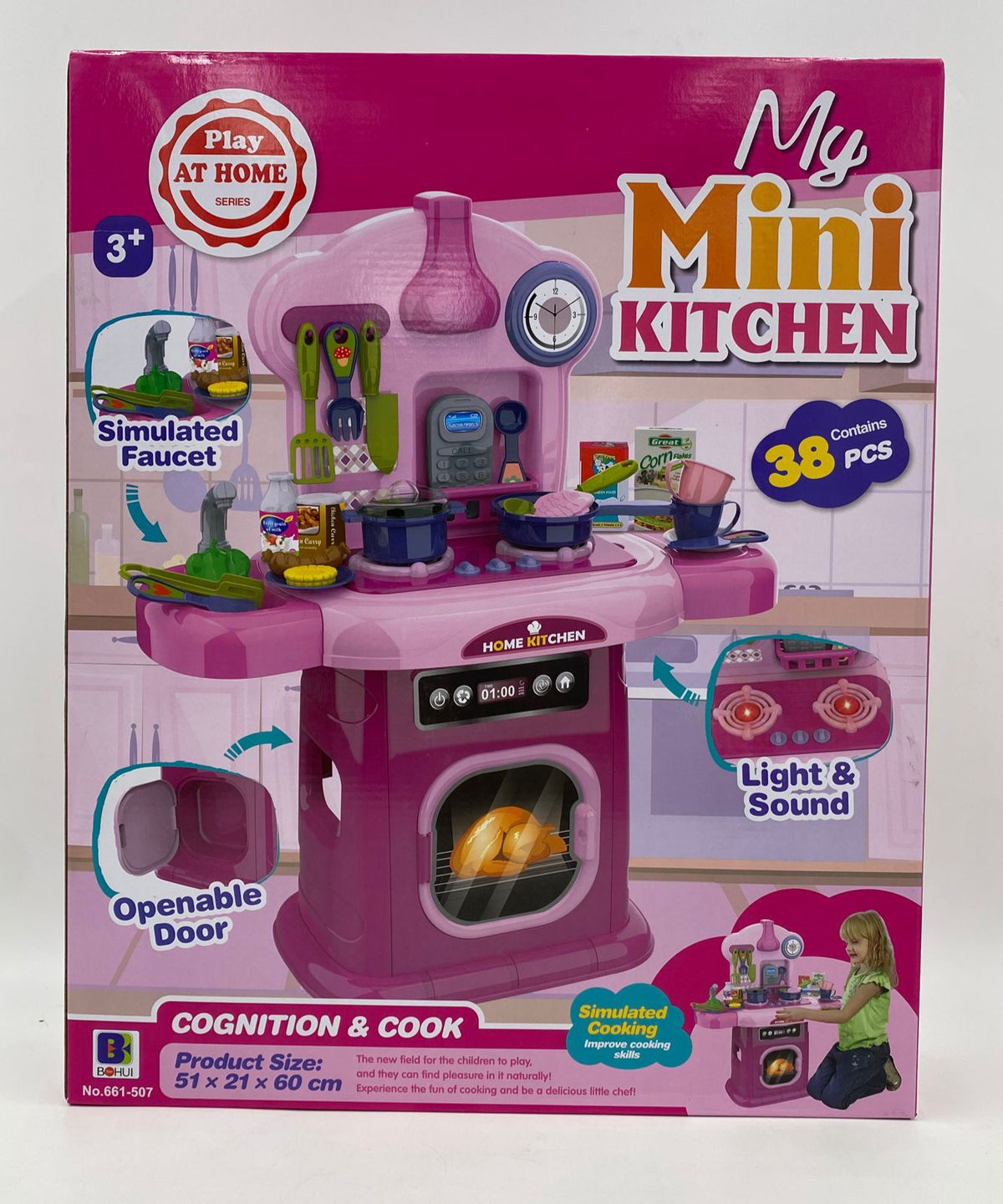 GENERIC Toy My Mini Kitchen 38PCS Light & Sound 661-507