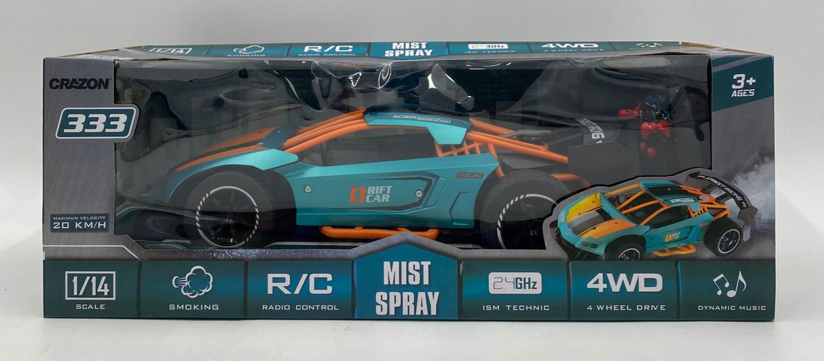 GENERIC Toy Car Rc Mist Spray Crazon 4WD Smoking 333 1: 14 Scale 27MHZ Remote Control 333-SC21142