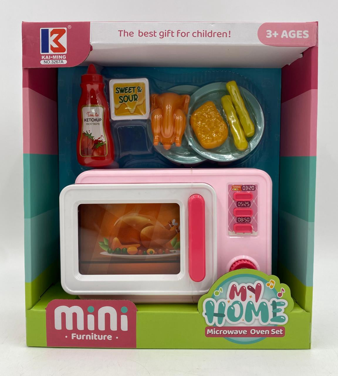 GENERIC Toy Microwave Oven Set My Home 3267A