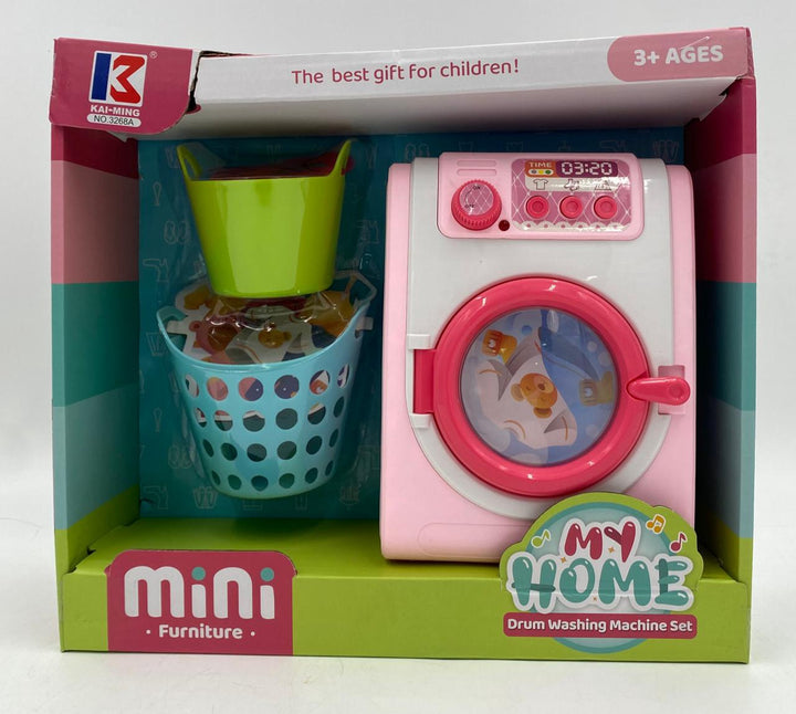 GENERIC Toy Drum Washing Machine Set My Home 3268