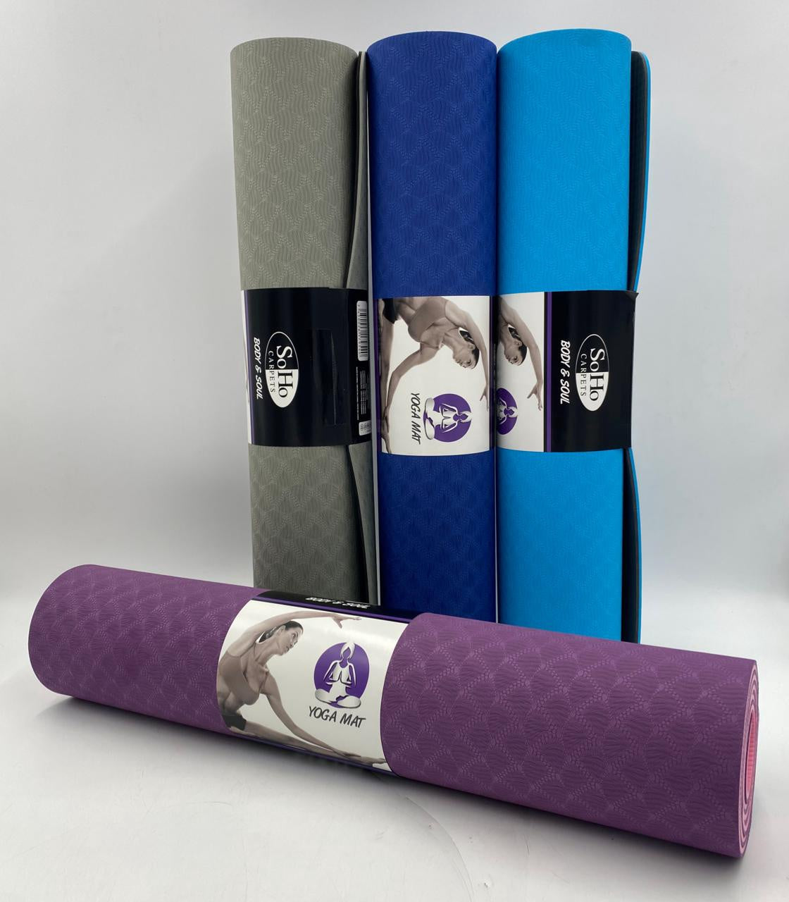 Yoga Mat 9540 TPE-61X173CM Soho / Dark Blue