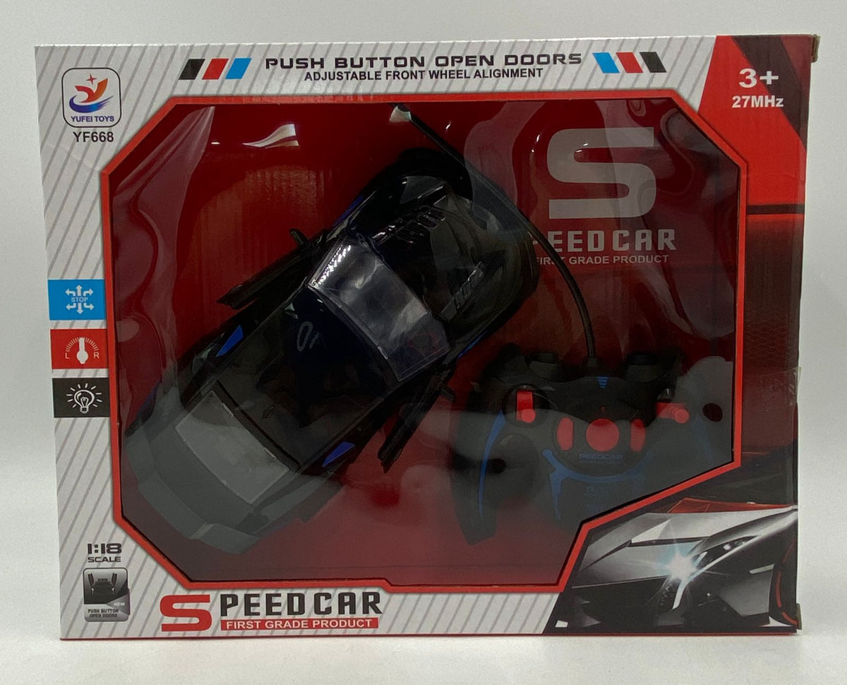 GENERIC Toy Car Rc Speed 1: 18 Scale 27MHZ Remote Control YF668 -56A
