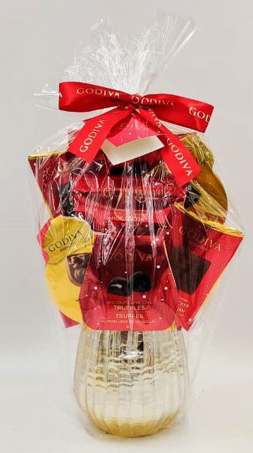 GODIVA Belgium 1926 Chocolate Assortment Gift Set Basket 1192723