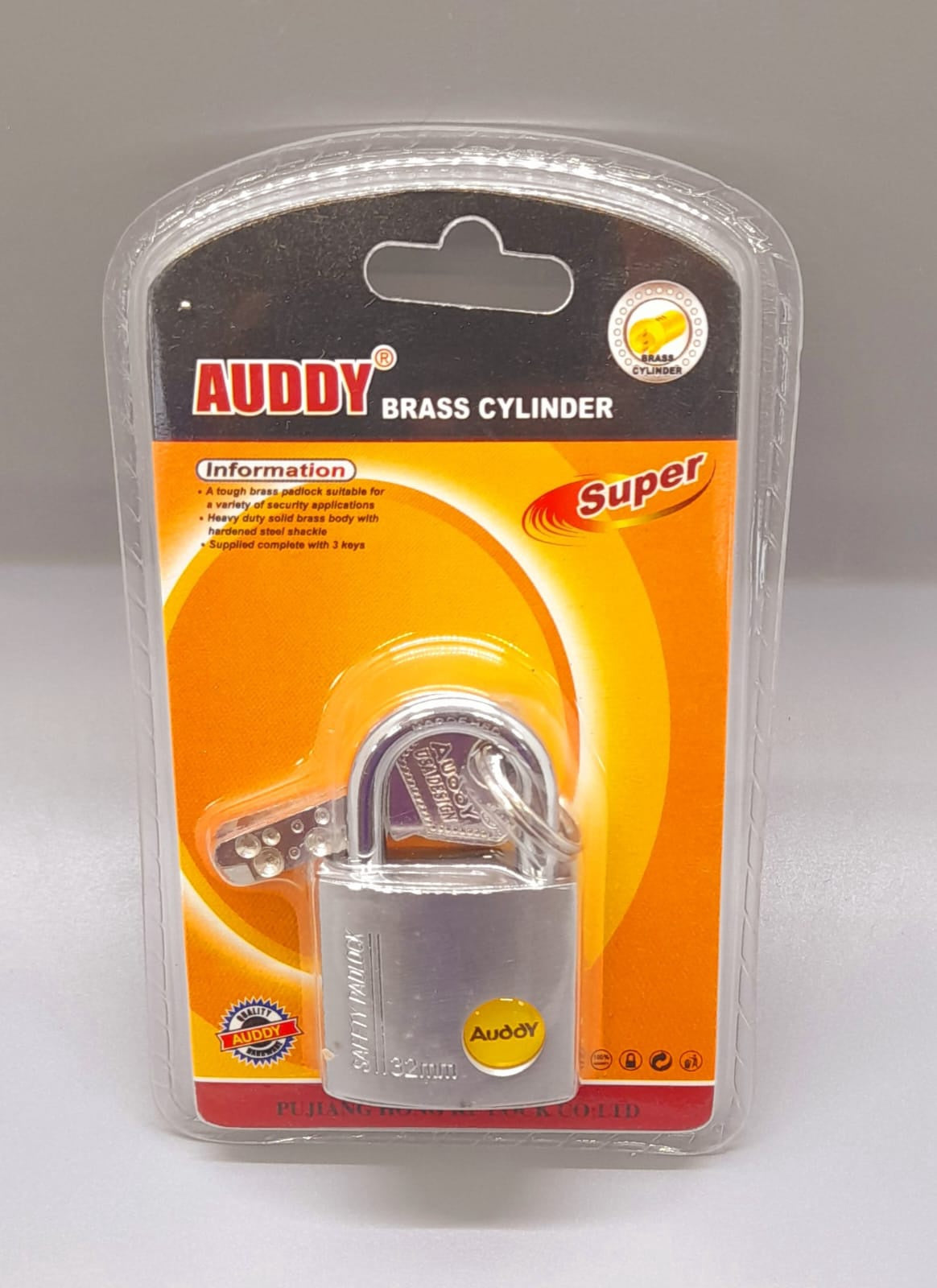 Padlock 32MM Auddy Short Shackle