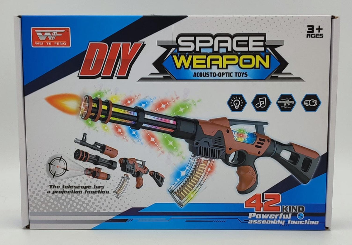 GENERIC Toy Gun Diy Space Weapon ACOUSTO-OPTIC 42 Kind 8180-25M