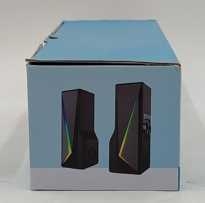 Computer Speaker 2PCS D155 Rgb Gaming Dual Bluetooth