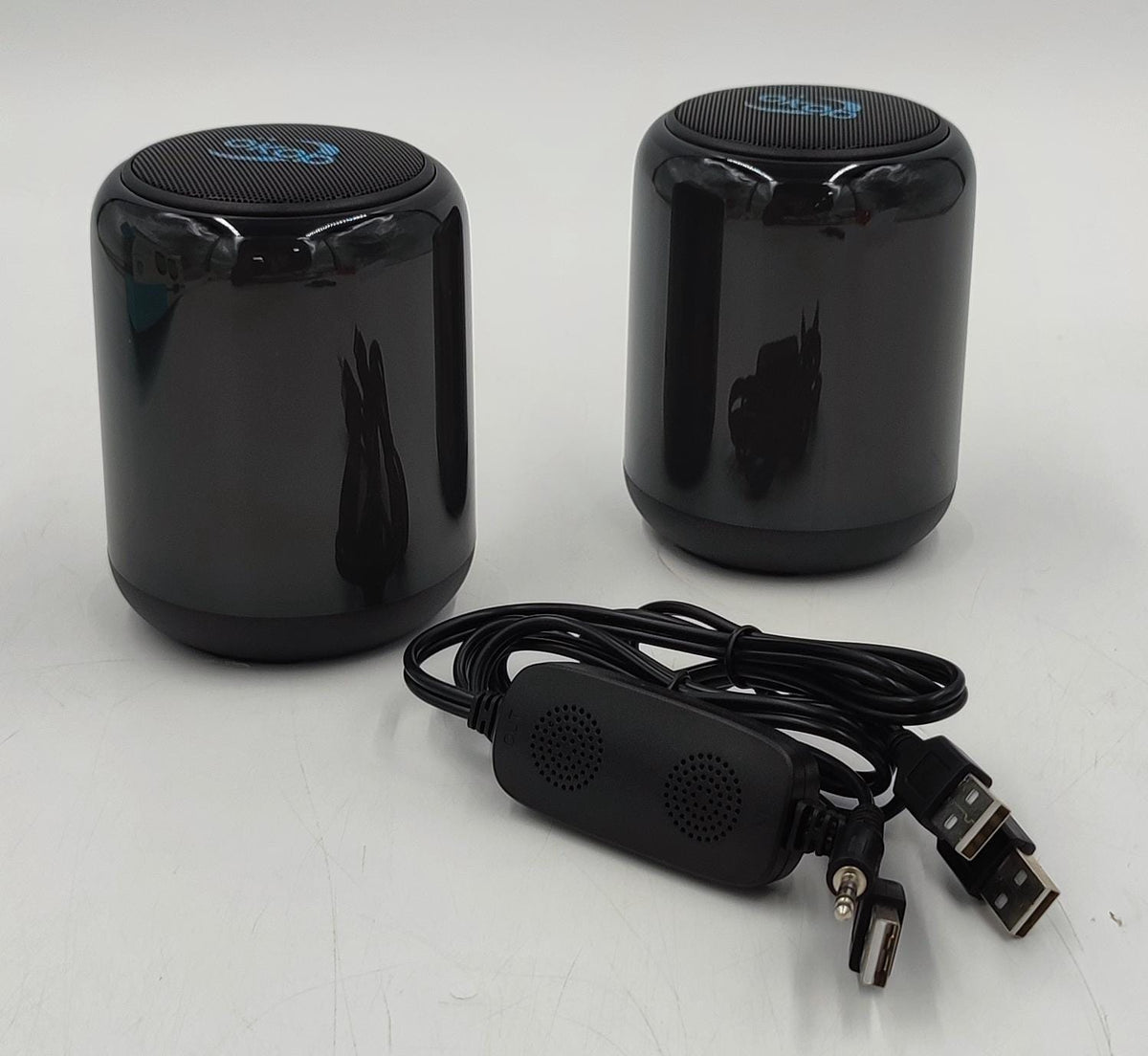 Computer Speaker 2PCS Okop KP-550 2IN1 Wired Wireless Aux