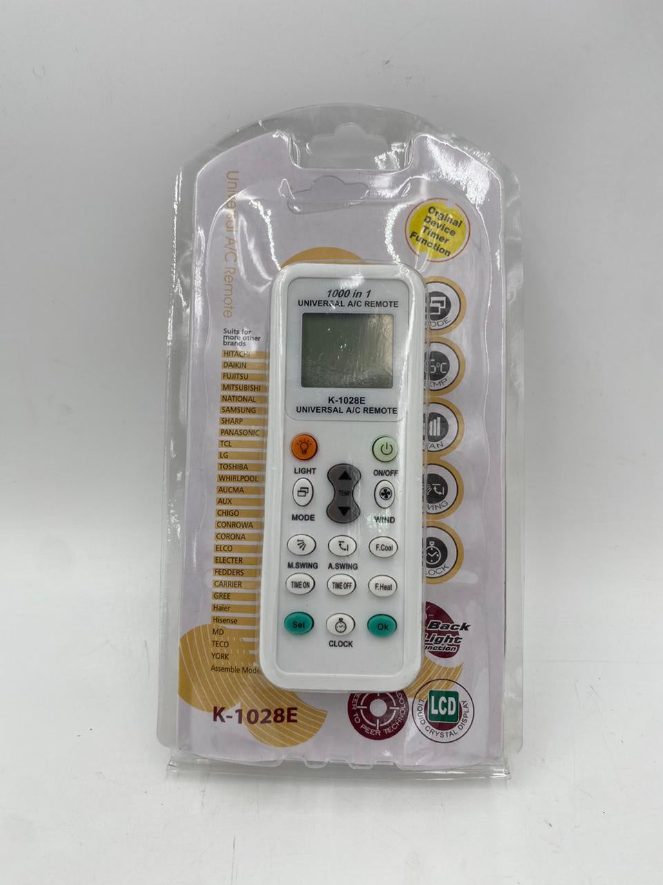 Air Conditioner Universal AC Remote Control K-1028E