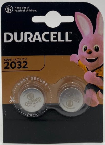DURACELL Battery Lithium Coin CR2032 DL/CR2032 2PCS Pack