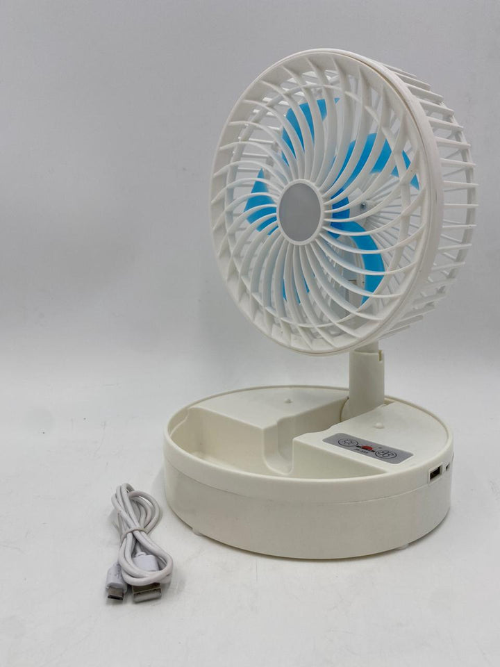 GENERIC Fan JR-555 Rechargeable Folding Round Mini
