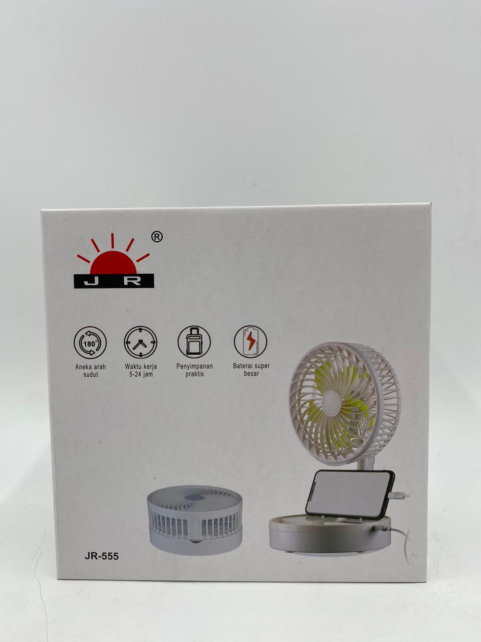 GENERIC Fan JR-555 Rechargeable Folding Round Mini