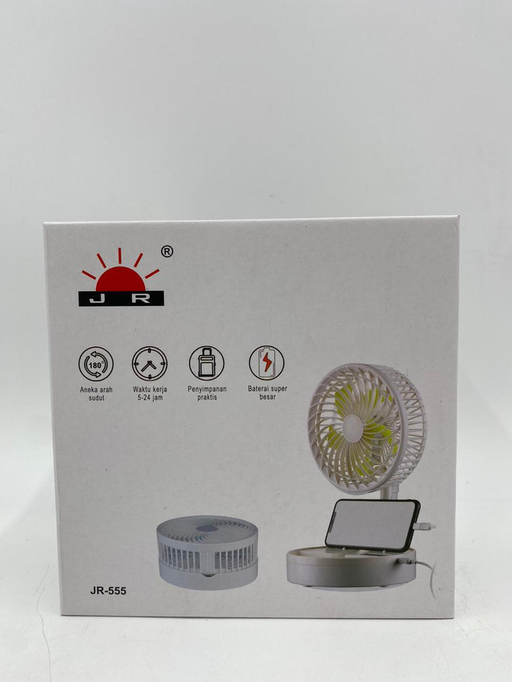 GENERIC Fan JR-555 Rechargeable Folding Round Mini