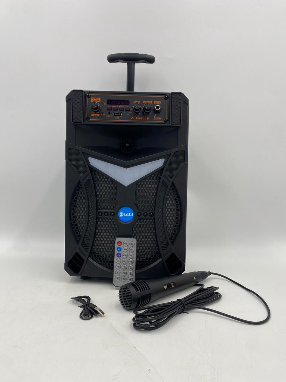GENERIC Speaker Box Zeg 8" ZEG-8009 Bt (Powered) Active Rechargeable