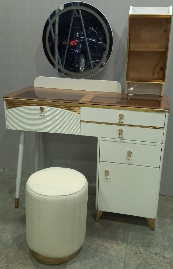 Dresser Vanity 951 with Mirror Lighted & Seat