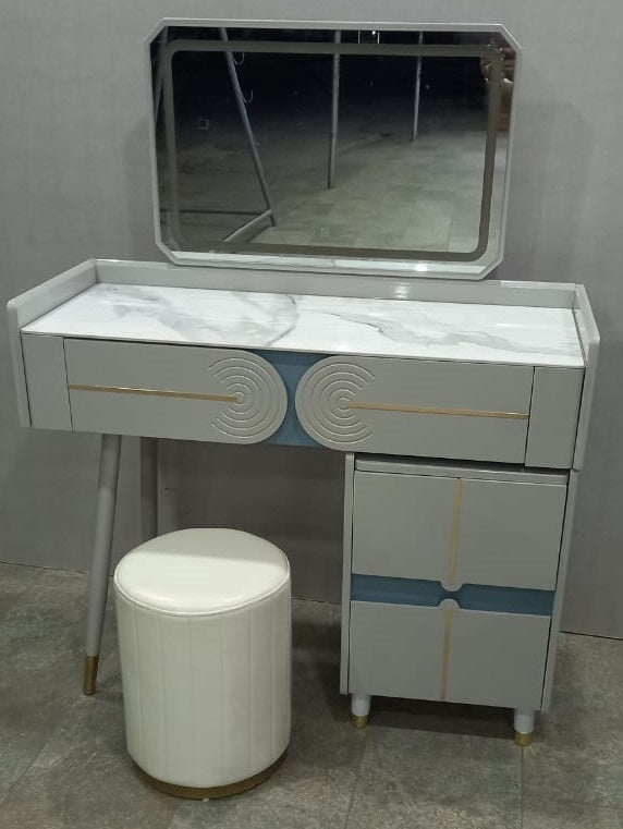 Dresser Vanity C-873 with Mirror Lighted & Seat