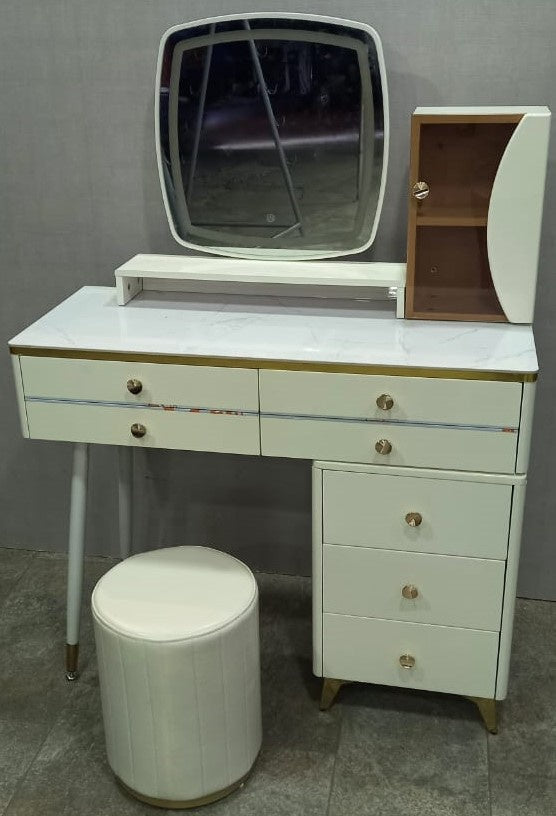 Dresser Vanity 955 with Mirror Lighted & Seat