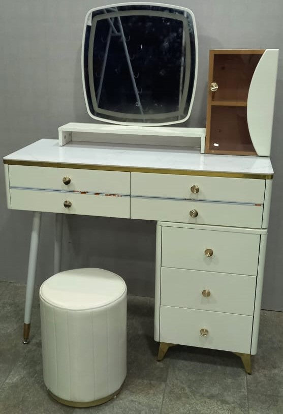 Dresser Vanity 955 with Mirror Lighted & Seat