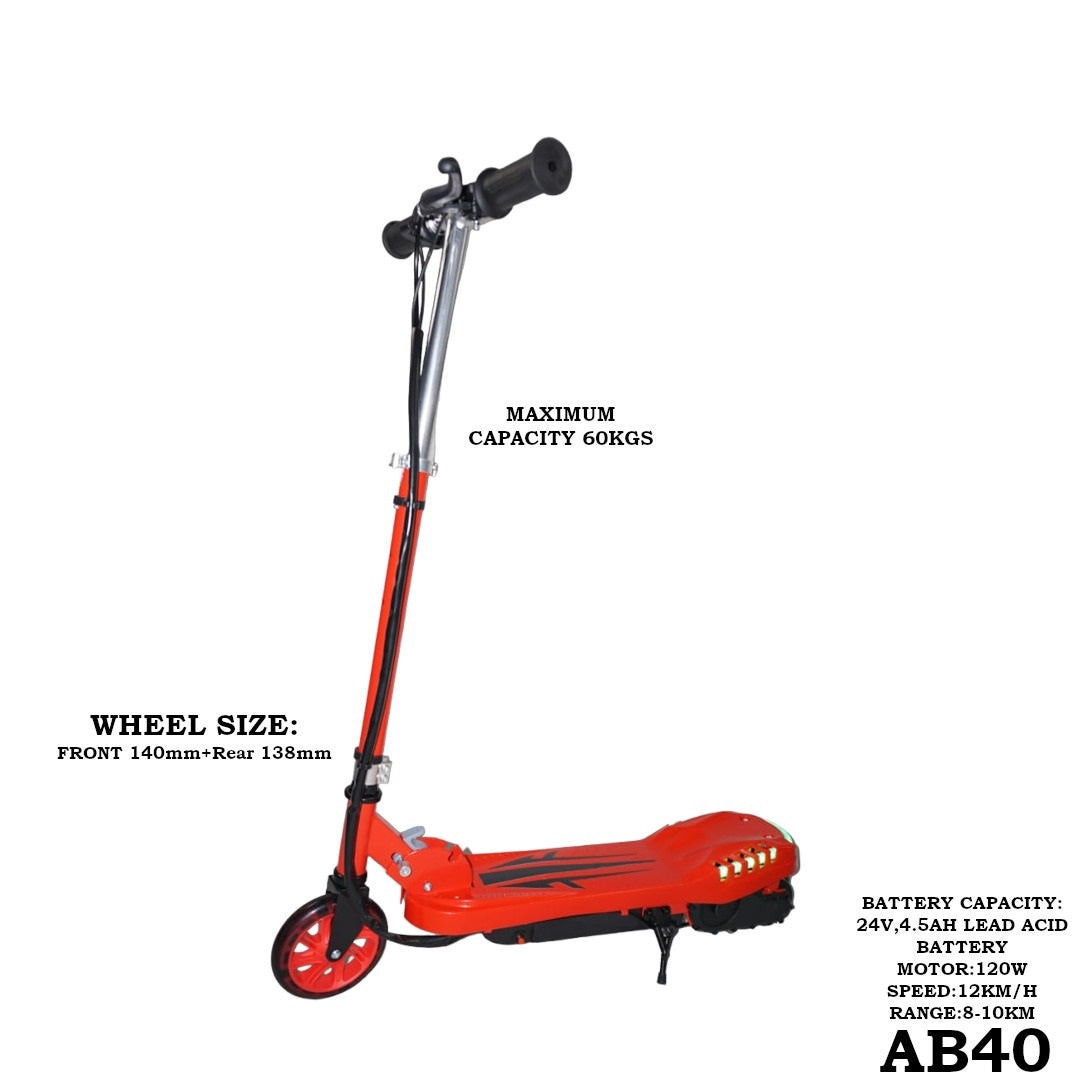 Kids Scooter 2 Wheel Electric Battery Powered AB38 AB39 AB40 AB41