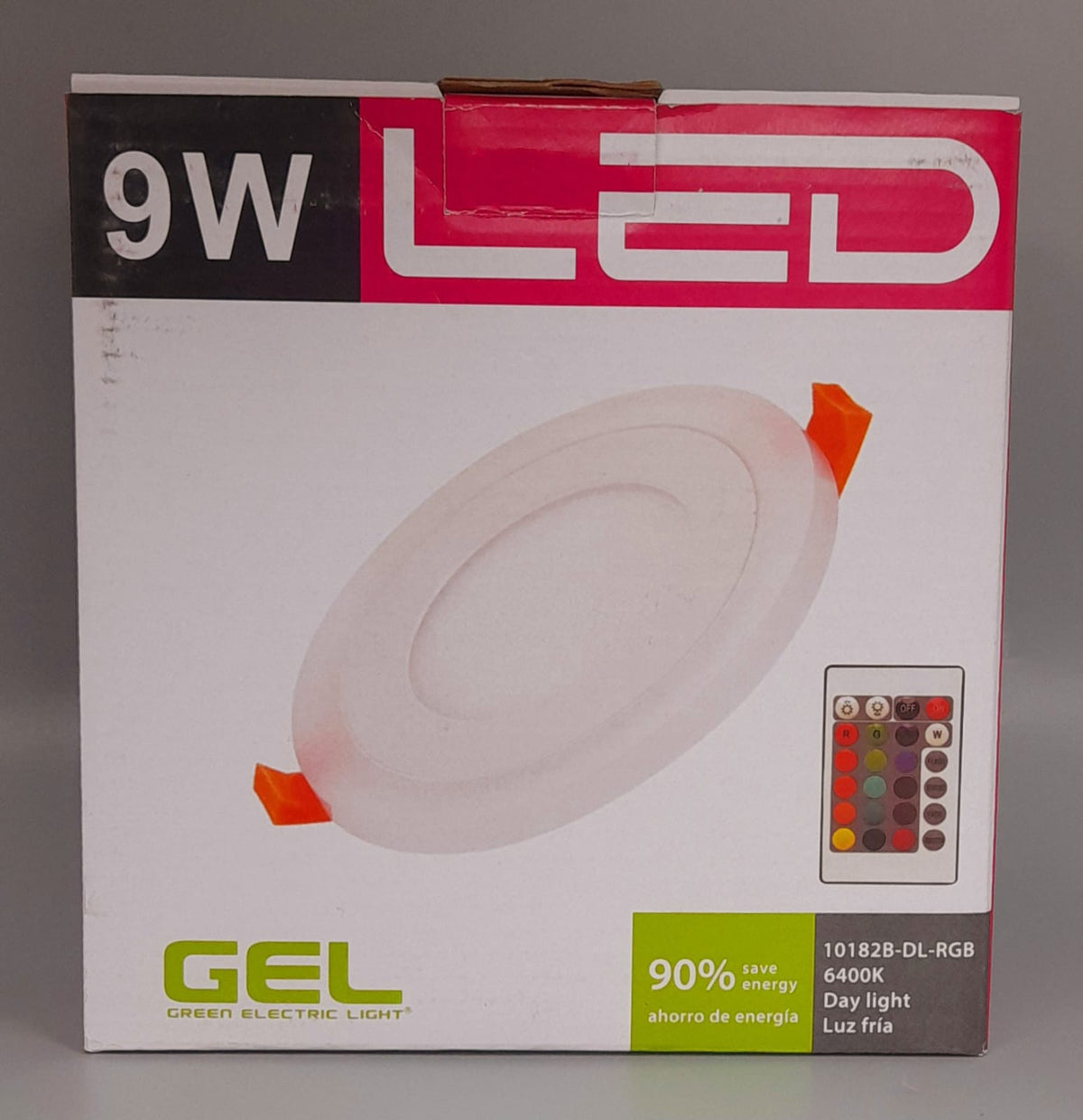 Light LED Panel 9W Gel Multi Color with Remote 6400K Daylight