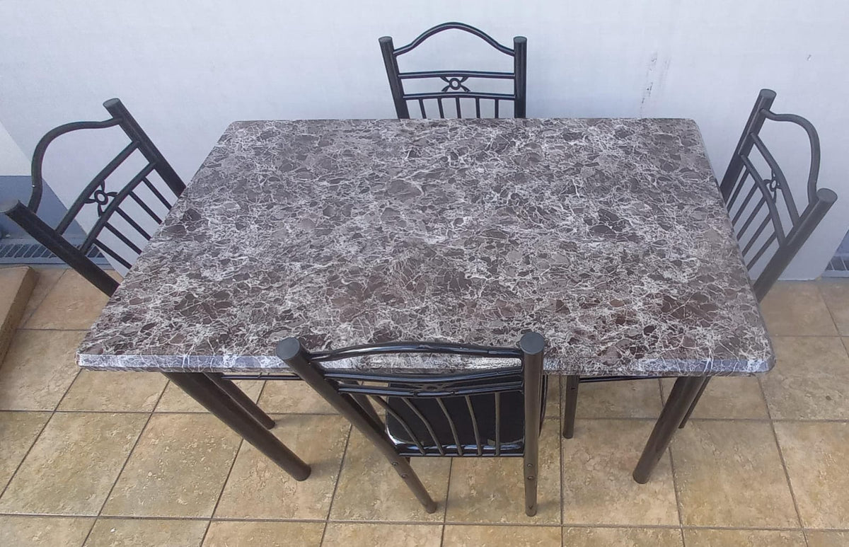 Wood Dining Table R05 with 4 Chair Set