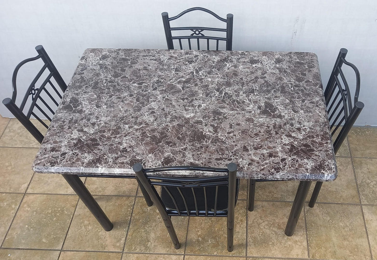 Wood Dining Table R05 with 4 Chair Set