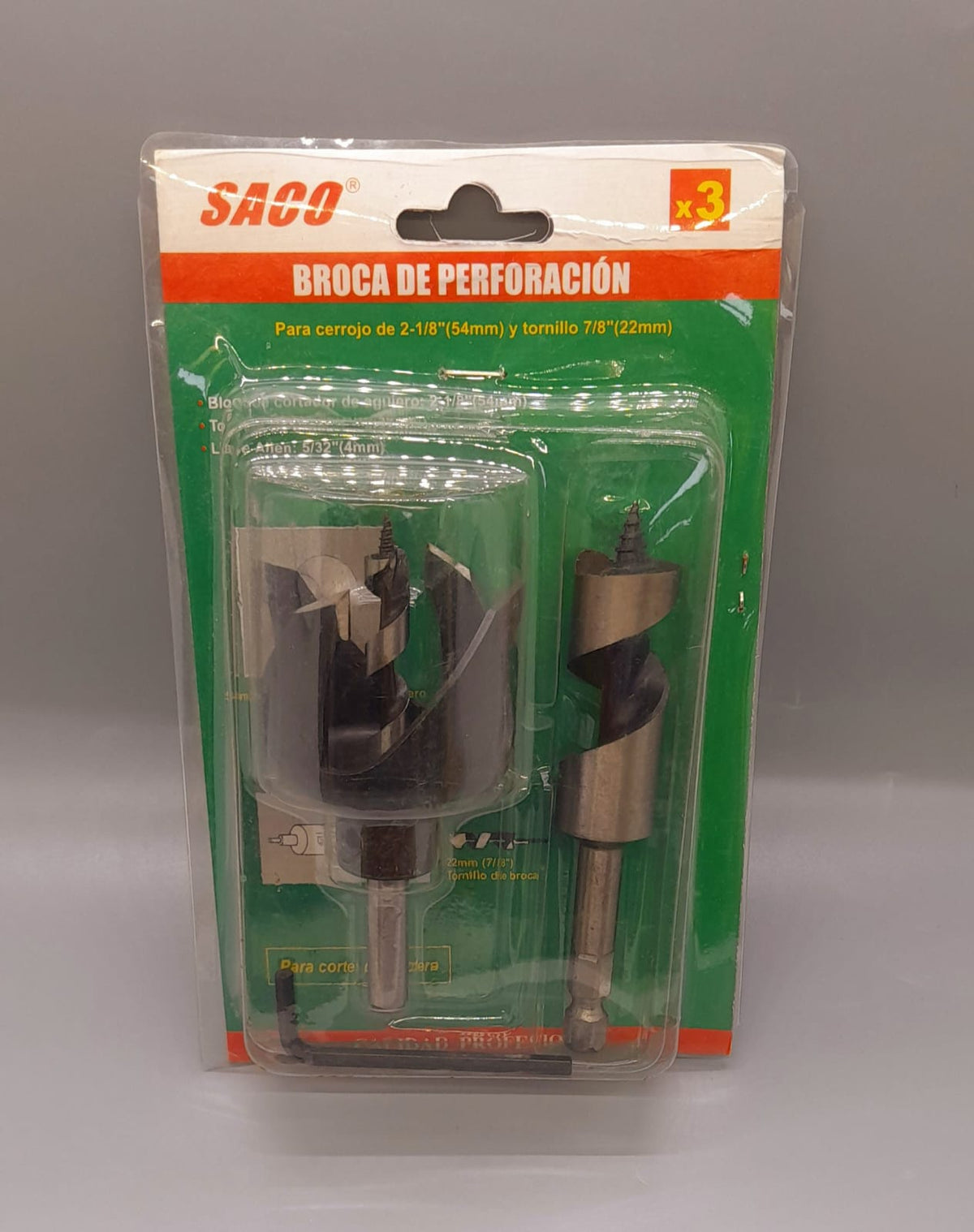 SACO Hole Saw Set 3PCS FR-1363