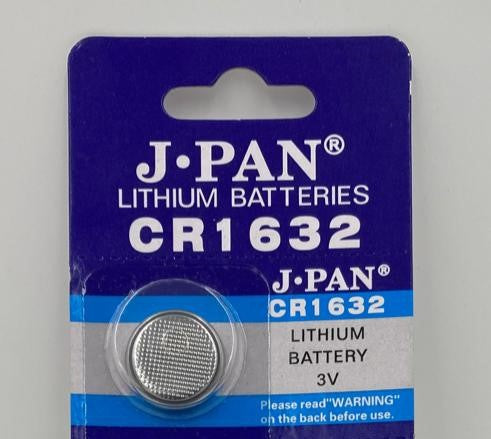 Battery Lithium Coin CR1632 J-PAN Sold Each