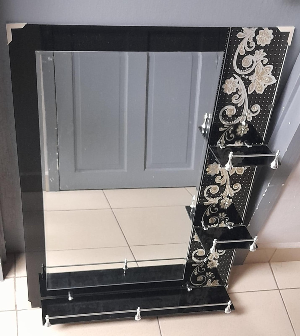 Mirror Decorative with Shelves NSC-2638