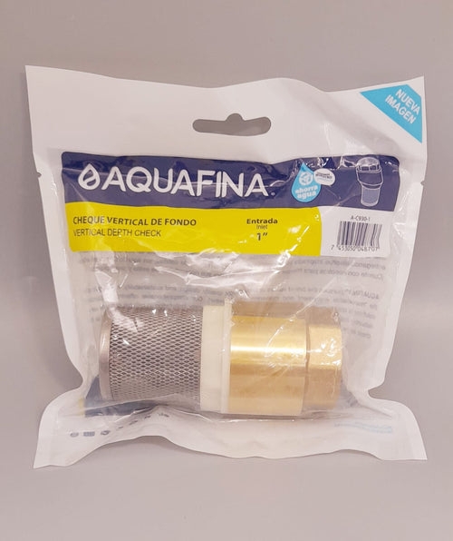 AQUAFINA BLUE Check Valve 1" Vertical Brass Aquafina 1-C930-1