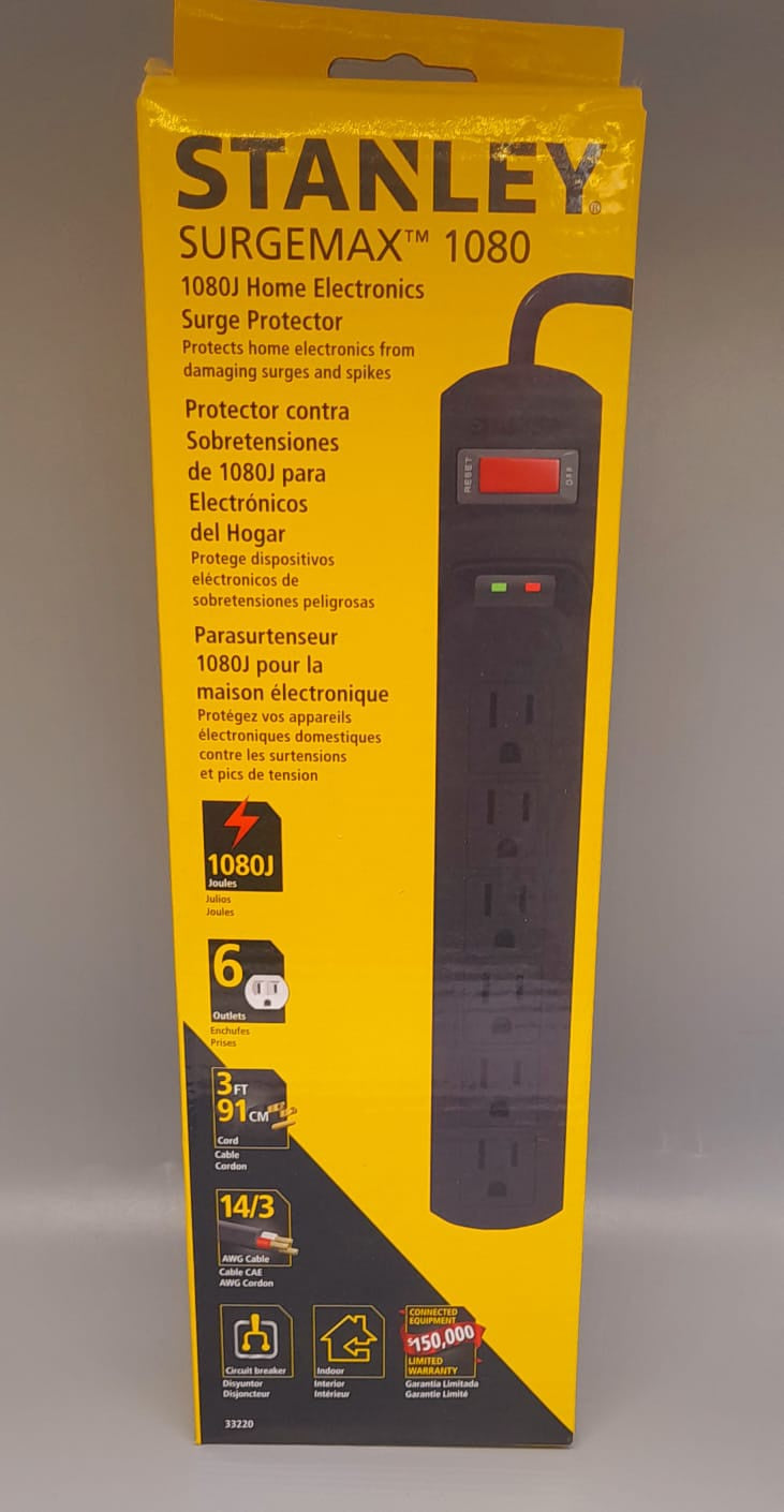 STANLEY Surge Protector Surgemax 1080 33220