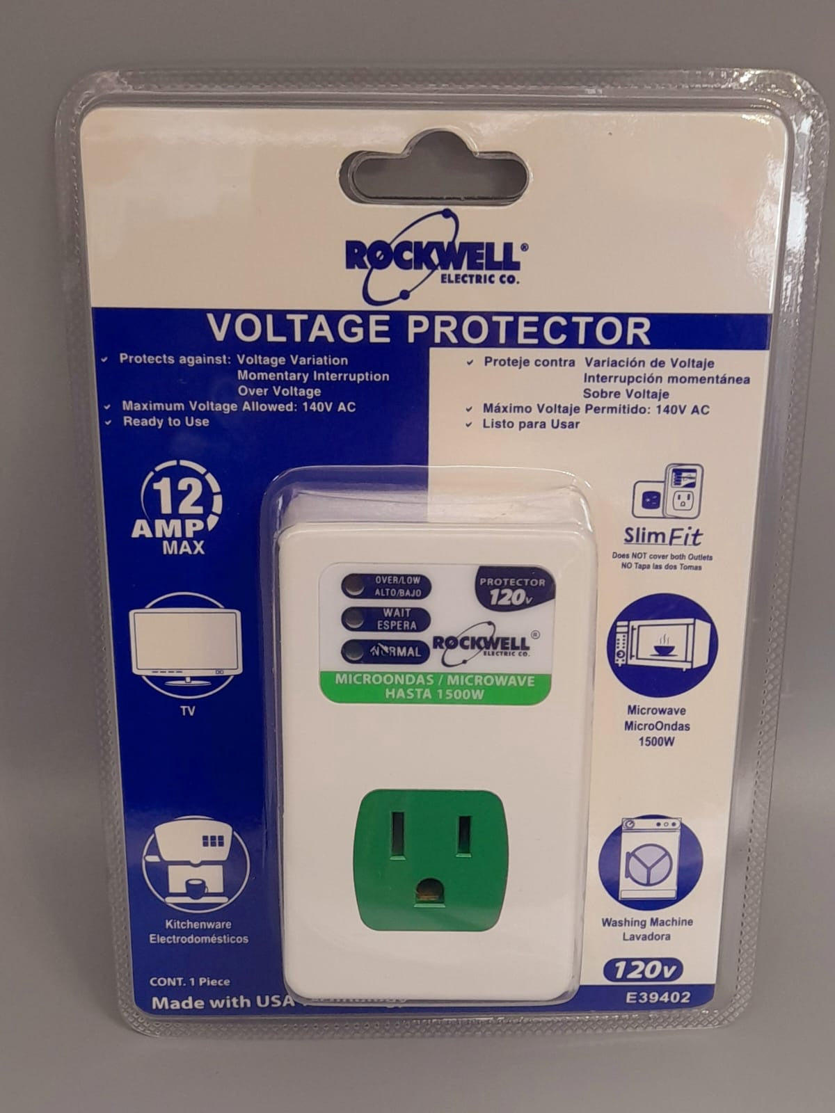 ROCKWELL Protecter Voltage E39402 12AMP