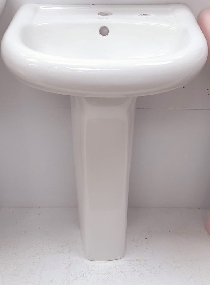 TWYFORD Sink Ware W/PEDESTAL White 1