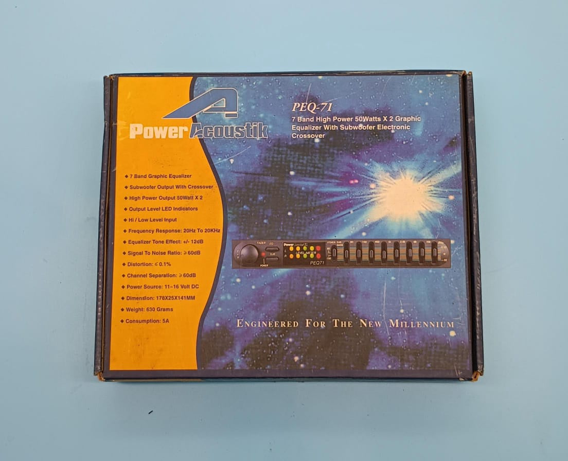 POWER ACOUSTIK Equalizer Car PEQ-71