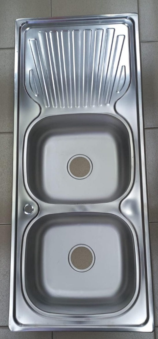 Sink D/BOWL S/DRAIN 47" X 19.5" Without Waste NSC-2552