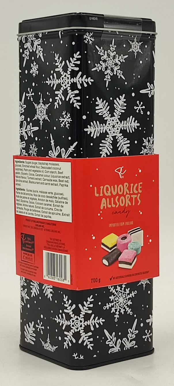 PRESIDENT CHOICE Pc Liquorice Allsorts Candy 700G (Not Halal)