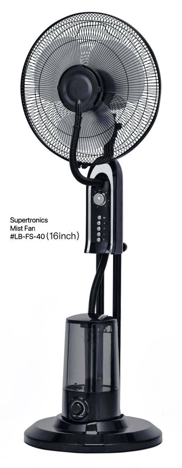 SUPERTRONICS Fan 16" Stand Mist LB-FS-40 Misting