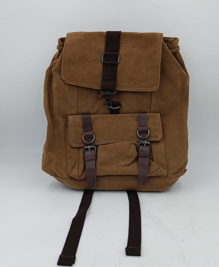 Computer Laptop Backpack Gao Le Ma 8136 Light Brown