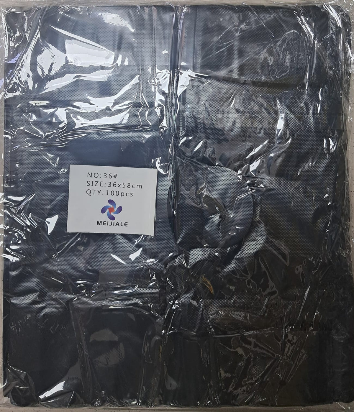 Plastic Bag Black 36CMX58CM 100PCS Pk