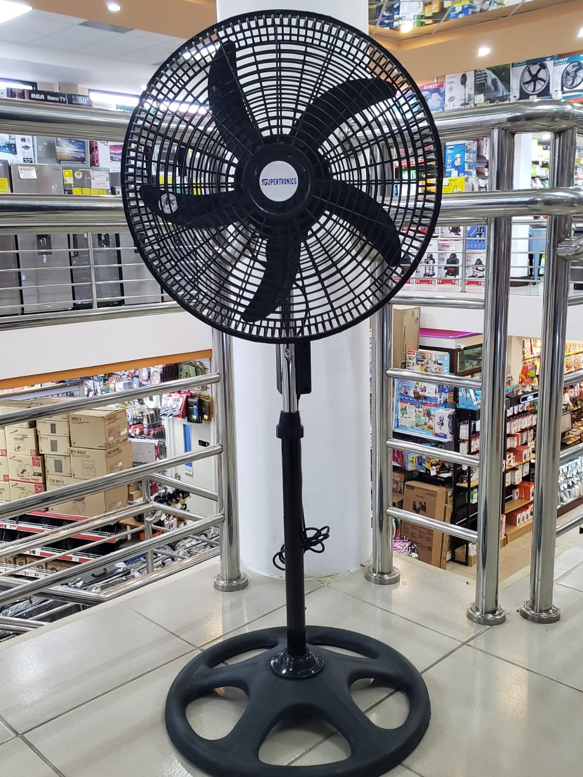 SUPERTRONICS Fan 18" Stand AF-45P1 Black SS-1801GBP-5ABS
