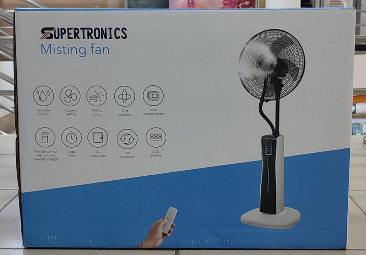 SUPERTRONICS Fan 16" Stand Mist Air Cooler LB-FS06 Misting