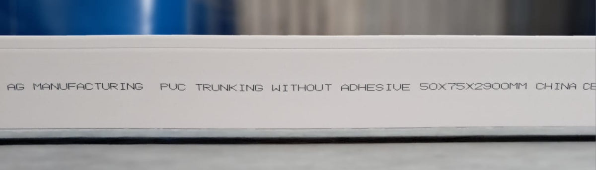 Trunking 50MM X 75MM PVC 9.5FT No Brand