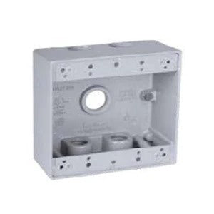 AMMO Weatherproof Box 2 Gang 4" X 4" ARDBT50-5