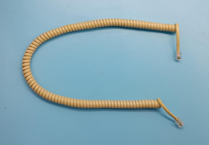 BLASTKING Telephone Ext Cord 12FT Coiled Ivory IT70-580I