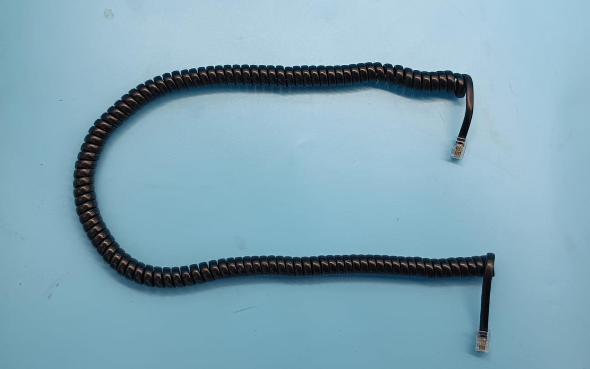 BLASTKING Telephone Ext Cord 12FT Coiled Black IT70-580B