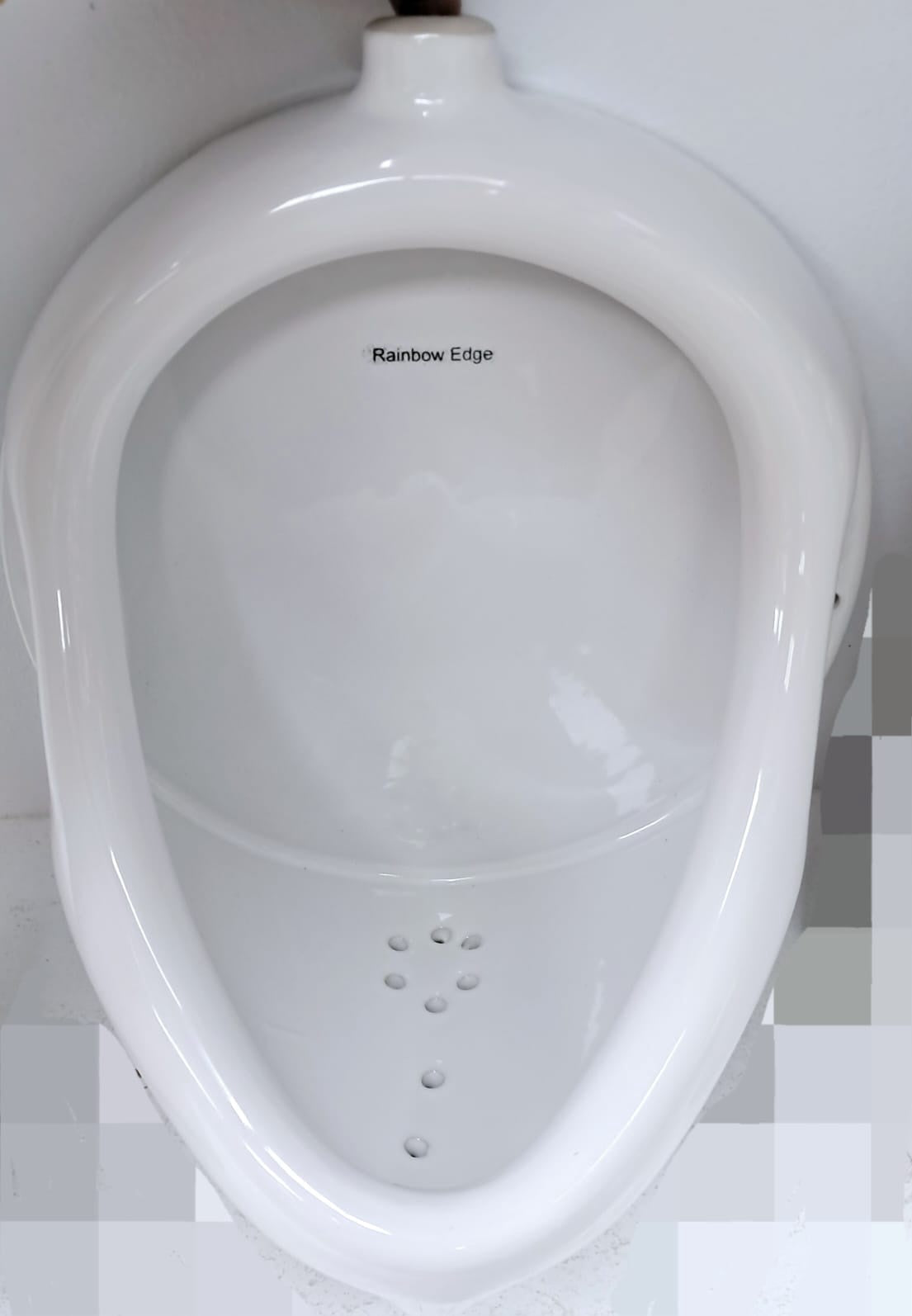 NEAT Urinal Small Ware White Rainbow Edge No Fittings
