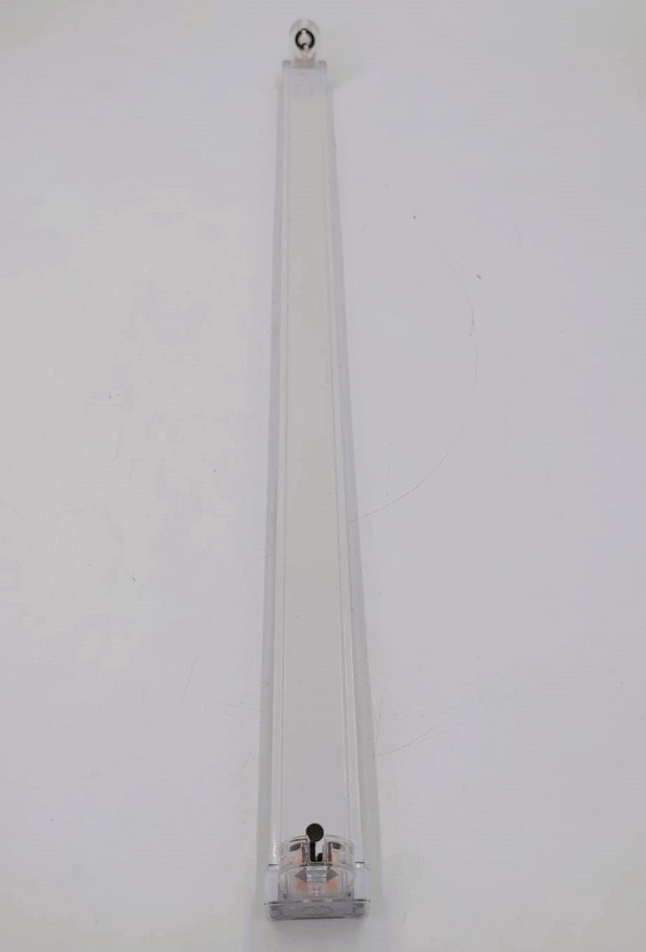 Lamp Frame LED 4' Only Without Tube White Strip Clear Tip