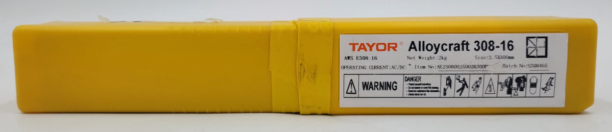 TAYOR Welding Rod #12 4.4LBS 2.5X300MM 2KG Alloycraft 308-16 AE23080025002K300P Stainless Steel