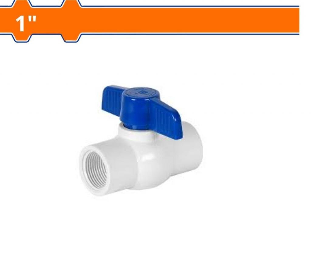 WADFOW Ball Valve 1" PVC Heavy Threaded WVV1811