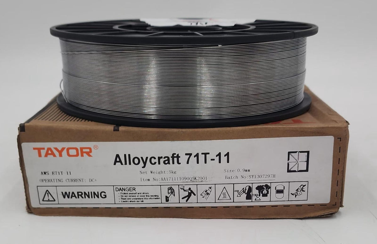 TAYOR Welding FLUX-CORED Wire 0.9MM 5KG Alloycraft 71T-11 Silver AA17111109005K2001